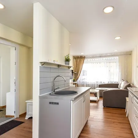 Baltieji Senamiescio Apartamentai Prie Aqua Parko 公寓